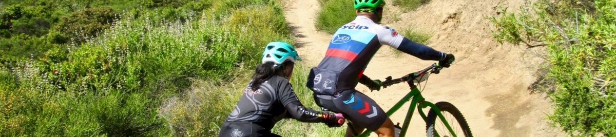 A mountain biker on a Fort Ord trail during the 2017 Sea Otter Classic
